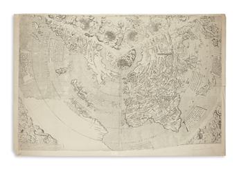 (REFERENCE.) A Map of the World Designed by Gio. Matteo Contarini Engraved by Fran. Roselli 1506.